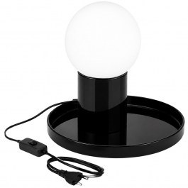 Table Lamp Tray 892OPV3630 20x20x17cm 1xG9 10W Black Opviq BLACK