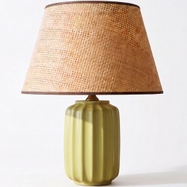 Table Lamp Pistacia 687HMY2651 30x30x42cm 1xE27 40W Natural-Green Opviq NATURAL-GREEN