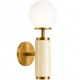 Wall Lamp Moira 892OPV3562 15x17x37cm 1xE27 40W Beige-Gold Opviq BEIGE-GOLD