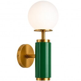 Wall Lamp Moira 892OPV3563 15x17x37cm 1xE27 40W Green-Gold Opviq GREEN-GOLD