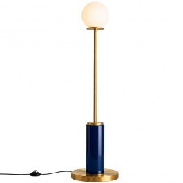 Floor Lamp Moira 892OPV3586 30x30x150cm 1xE27 40W Navy Blue-Gold Opviq BLUE-GOLD