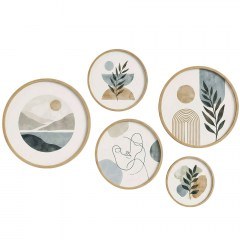 Frames Huhu (Set 5Pcs) 693BSE6165 D43,2/37,4/31,6/25,9/20cm Multi Wallity