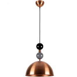 Pendant Lamp Bubble 892OPV3645 31x31x102cm 1xE27 40W Copper-Black Opviq BLACK-BRONZE