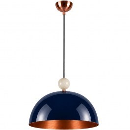 Pendant Lamp Bubble 892OPV3650 40x40x106cm 1xE27 40W Navy Blue Opviq NAVY BLUE