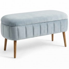 Stool With Storage Space Oslo Babyface 251BLS1180 90x35x46cm Grey GREY