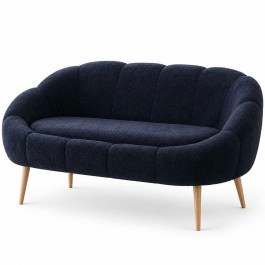 Two-Seater Sofa Lida 251BLS1111 130x50x105cm Anthracite ANTHRACITE