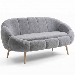 Two-Seater Sofa Lida 251BLS1113 130x50x105cm Grey GREY