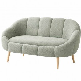 Two-Seater Sofa Lida 251BLS1116 130x50x105cm Green GREEN