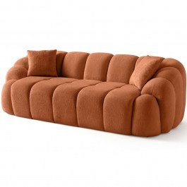 Three-Seater Sofa Octavio 752EST1131 233x80x70cm Tile Red TILE