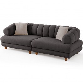 Three-Seater Sofa Gloria 752EST1155 240x95x80cm Anthracite ANTHRACITE