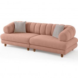 Three-Seater Sofa Gloria 752EST1162 240x95x80cm Powder POWDER