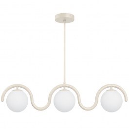 Ceiling Lamp - Rail Gedik 521SHN3729 80x17x70cm 3xE27 40W Beige Opviq BEIGE