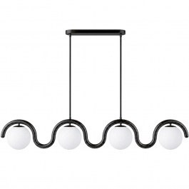 Ceiling Lamp - Rail Gedik 521SHN3731 110x17x70cm 4xE27 40W Black Opviq BLACK
