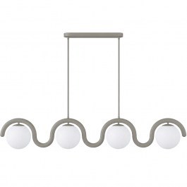 Ceiling Lamp - Rail Gedik 521SHN3732 110x17x70cm 4xE27 40W Grey Opviq GREY