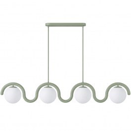 Ceiling Lamp - Rail Gedik 521SHN3733 110x17x70cm 4xE27 40W Green Opviq GREEN