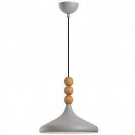 Pendant Lamp Eysan 584TTM2132 D35x116cm 1xE27 40W Grey-Oak Opviq GREY