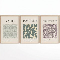 Frames (Set 3Pcs) 862VRL4645 50x70cm Multi Wallity