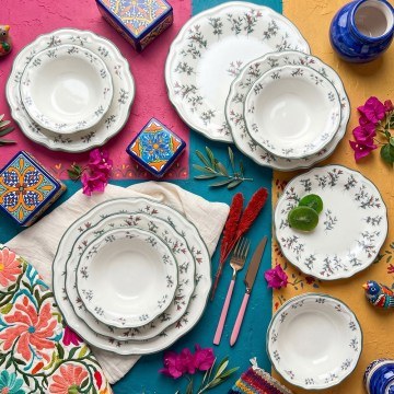 Dinner Plates Terra (Set 24Pcs) 666HAC2235 Multi Hermia