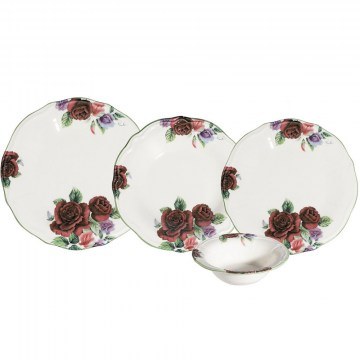 Dinner Plates Nerissa Fulya (Set 24Pcs) 667PRS1167 Multi Hermia