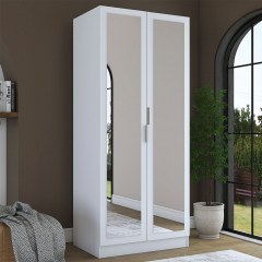 Double-Leaf Wardrobe 893RAN5752 90x57,5x210cm White