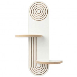 Wall Shelf Art 173ALF1113 26x13x70cm White WHITE
