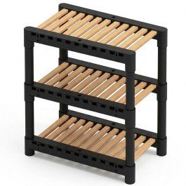 Ράφι Οργάνωσης Κουζίνας Zenna 338MSK1004 35x18x38cm Natural-Black Hermia NATURAL-BLACK