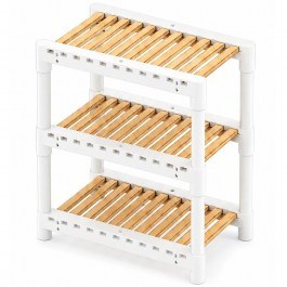 Ράφι Οργάνωσης Κουζίνας Zenna 338MSK1003 35x18x38cm Natural-White Hermia NATURAL-WHITE