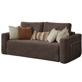 Καναπές - Κρεβάτι Διθέσιος Wello Double Boucle 118FVL1202 195x90x50cm Brown BROWN