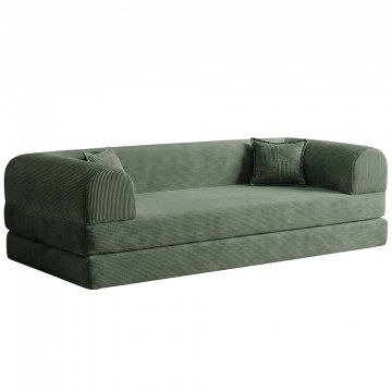 Three-Seater Sofa - Bed Legom Eco 118FVL1307 190x90x62cm Green