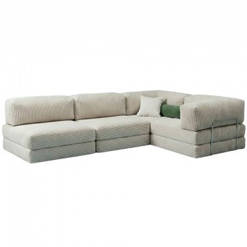 Corner Sofa - Bed Kanyon 118FVL1402 300x100cm Cream