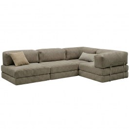 Καναπές - Κρεβάτι Γωνιακός Kanyon 118FVL1404 300x100cm Beige BEIGE