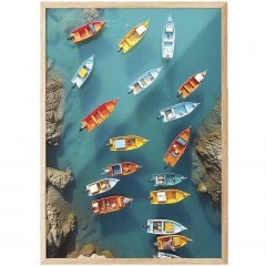 Κάδρο 862VRL2548 50x70cm Multi Wallity