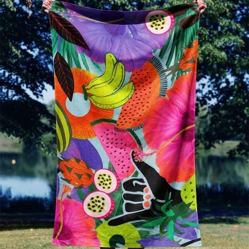 Πετσέτα Θαλάσσης Tropical Vibes 450AST1200 Multi L'Εssentiel Maison