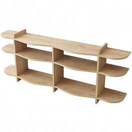 Κονσόλα Flusso 552NOS1818 170x30x65cm Oak OAK
