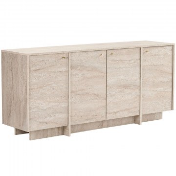 Μπουφές Varen 241NRD1358 180x45x82cm Travertine Beige