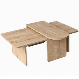 Coffee Tables Paris (Set 2Pcs) 552NOS1495 105x60x35/82x33x40cm Oak OAK