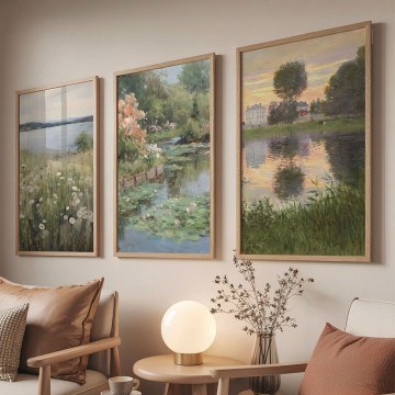 Κάδρα (Σετ 3Τμχ) 862VRL4697 50x70cm Multi Wallity