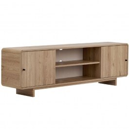 Έπιπλο Τηλεόρασης Mirel 632NRD1117 180x34x52cm Oak OAK