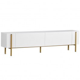 Έπιπλο Τηλεόρασης Nexus 993NRD1111 180x30x45cm White-Gold WHITE-GOLD