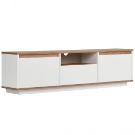TV Furniture Sentinel 467NRD1117 160x30x42cm Natural Pine-White NATURAL-WHITE