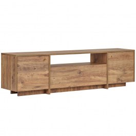 Έπιπλο Τηλεόρασης Alvar 241NRD1356 180x35x46cm Natural Pine NATURAL