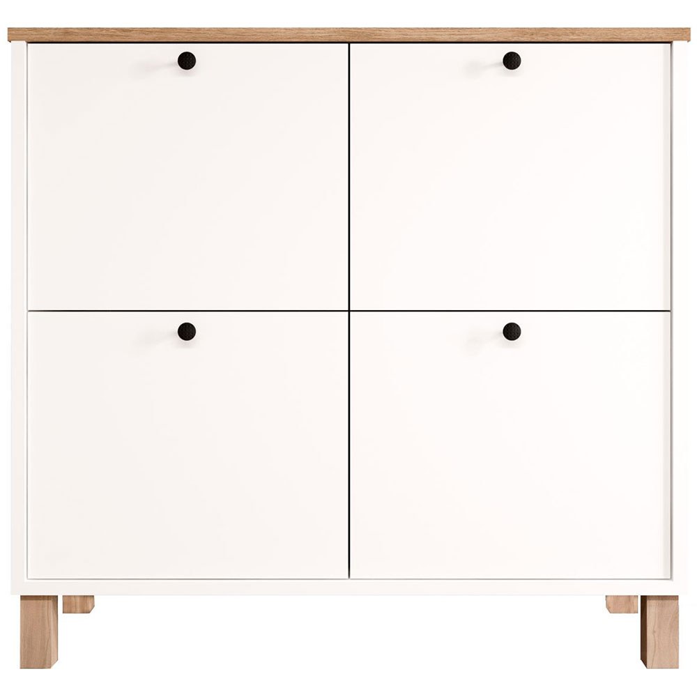Παπουτσοθήκη Nord 336VIN1102 90x35x85,2cm White-Oak
