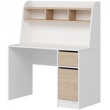 Desk Orina 506MNR3879 120x60x135cm White-Walnut