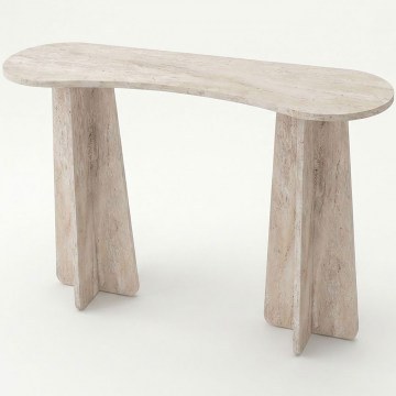 Console Zen 552NOS1921 120x35x75cm Travertine Beige