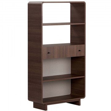 Bookcase Senza 632NRD1118 78x34x153cm Walnut