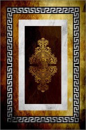 Χαλί CT-1005 896BLE1127 Gold-White-Black Conceptum Hypnose GOLD