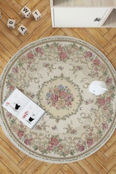 Χαλί Woopamuk100 625HFT2195 Beige-Multi Round Conceptum Hypnose