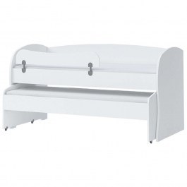 Children's Bed 2 Seats Riddle Plus (For Mattressτα 90x200/80x190cm) 161590959 98x205x102cm White WHITE