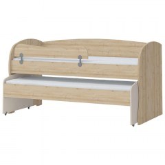 Children's Bed 2 Seats Riddle Plus (For Mattressτα 90x200/80x190cm) 161590979 98x205x102cm Oak-Sand