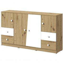 Συρταριέρα Nero 06 162293499 160x40x90cm Natural-White NATURAL-WHITE